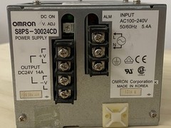 Omron S8PS-30024CD Power Supply, AC 100-240V in, Adjustable 24V DC Out, Rail Mt