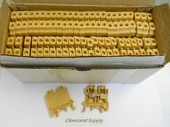 ADVANCE CONTROLS 140012 TERMINAL BLOCKS TYPE KUT6 50A NEW BOX OF 100PCS