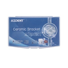 AZDENT Dental Orthodontic Ceramic Clear Brackets Braces MBT/Roth.022 Hooks 3 4 5
