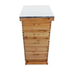 4 Layer 10 Frame Bee Hive Beeswax Coated Includes Beehive Frames and Foundations