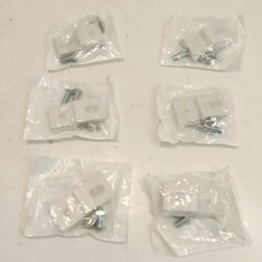 McMasterCarr 5537T841 T-Slot Screw On Hanger for Mesh Panels for 30mm Rail 6pks