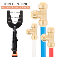 3/8 Inch To 1 Inch Pro Disconnect Tool Push to Connect Fitting Removal PEX Pip