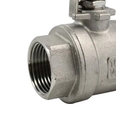 3/4 inch 3/4″ Ball Valve,316 Stainless Steel Full Port,2-Piece, 1000WOG, 2Pack