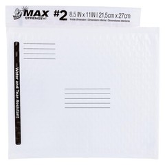 Duck Max 2 Poly Bubble Mailer White 8.5 Inch X 11 Inch 25 Pack