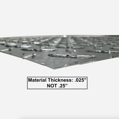 24″ x 96″ Aluminum Diamond Plate Sheet .025 in Thick – Trailer, RV, Garages, Etc