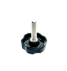 5/16″ Thumb Screw Bolts with Black Round Fluted Plastic Clamping Knob Stainless