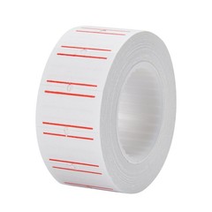 30 Rolls 600/Roll White Red Line Price Gun Paper Tag Labels for MX 5500 w/ 3 ink
