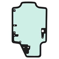 Fits Case / Fits New Holland Skid Steer Door Glass – Part Number 47405930