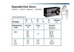 1000 Pcs Clear Vinyl Disposable Gloves Powder Free Food Service Cooking Bulk