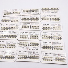 Dental Orthodontic Metal Brackets Braces .022 Hooks 345 Mini/Standard MBT/Roth