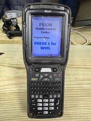 LOT OF 3 ZEBRA PSION OMNII XT15 BARCODE SCANNERS 7545MBW 3 BATTERY Tested
