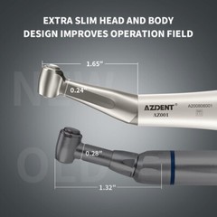 NSK Style Dental Slow Low Speed Handpiece Straight Contra Angle Air Motor 4/2H