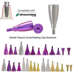 US Straumann Implant Healing abutment Closure Screw cap fit NC/RC ITI B0ne Level