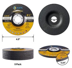 25PACK 4-1/2″ x1/4″ x7/8″ Type 27 Metal Steel Grinding Wheels For Grinder 4.5″
