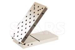SHARS 10″ Center Rolls Distance, 12″L x 6″W x 2-5/8″H ANGLE SINE PLATE NEW R}