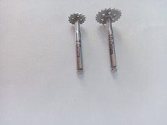 Dental Saw Disk Cutting Tool Set 2pcs 7mm & 10mm Latch Type 0.3mm