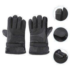 1Pair Winter Riding Heated Gloves Touch Screen Electric Gloves for Motorcycles