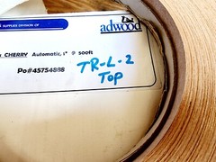 500′ Roll- Adwood Cherry Automatic 1″ Wood Veneer Edge Banding
