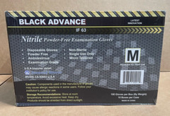 6 Mil Black Nitrile Disposable Gloves Powder Free Case 1000 PC S M L XL XXL