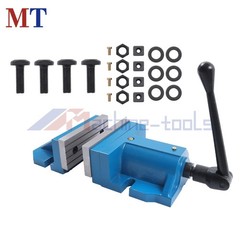 2 Piece 2 1/4″ Jaw Height 6″ Quick Clamp Milling Machine Vise 6″ Jaw Width
