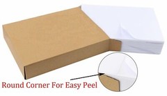 8.5×5.5″ Round Corner Shipping Labels 2 Per Sheet Postage Self-adhesive UPS