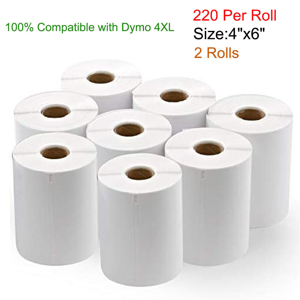 2-40 Rolls 4″x6″ Direct Thermal Shipping Labels for 1744907 Dymo 4XL LabelWriter
