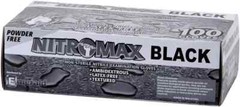 Emerald Nitromax 1084 Black Large Glove 100 gloves (box of 100) Free Shipping!