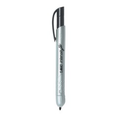 BIC Intensity Retractable Permanent Markers, Black, 12-Count Pack