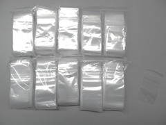 10,000 Zip Seal Top Lock Bags 2×3 Clear 2mil Poly Top Slide Locking 10000 2″x3″