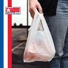 Small T-Shirt Carry-Out Bags, 7″ x 5″ x 15″ (2000 ct.)