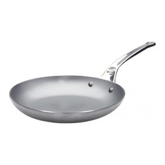 de Buyer MINERAL B Pro Carbon Steel Omelette Pan – 9.5” Diameter, 7.7̶