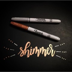 Sharpie Metallic Permanent Markers Fine Tip Pack Of 3 Gold Silver Bronze