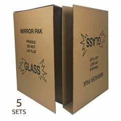UBMOVE Mirror & Picture Boxes for Moving 5 Sets Adjustable up to 30″x40″