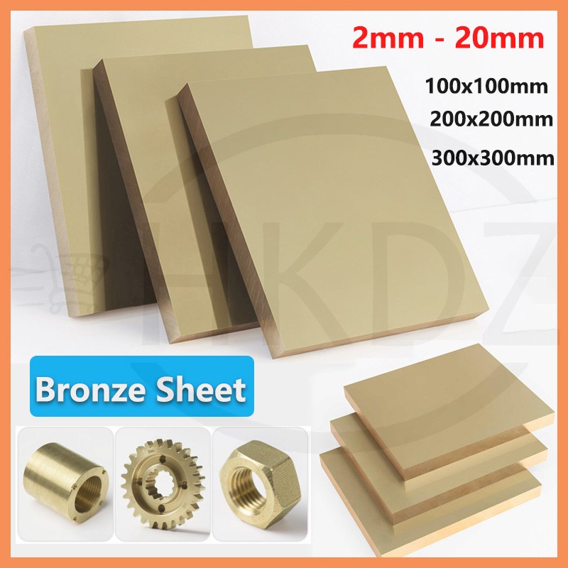 Bronze Sheet Alloys Metal Plate Width 100mm-300mm Thick 2 3 4 5 6 8 10 -20mm