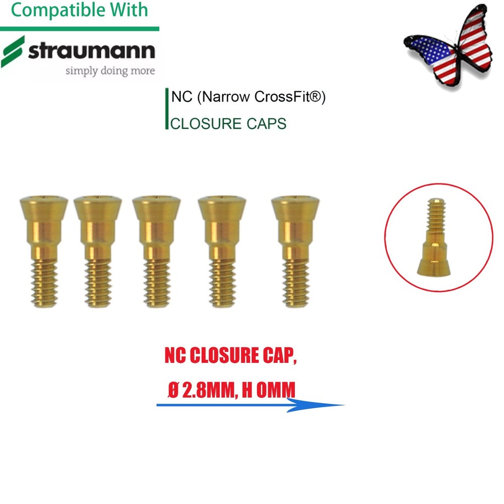 US Fit Straumann Closure Screw Healing Abutment NC/RC Bone Level BL/BLT Titanium