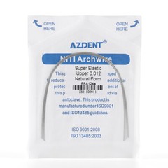 AZDENT Dental Brackets Braces MBT Roth.022 .018 Hook 345/Niti Round Arch Wire