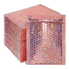 Rose Gold Bubble Envelope #0 6×10 Inches Metallic Glamour Mailers Pack of 1000