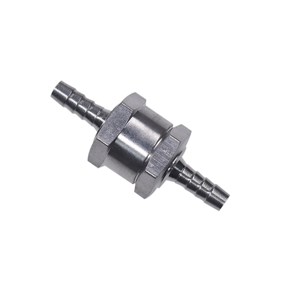 6mm 1/4″ Non-Return One Way Air Fuel Oil Check Valve Diesel Gas Aluminum Alloy