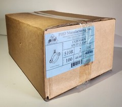 2″EXTENSION ESPLIT CLAMP GALVANIZED-SKU 510R-2″EG-PHD (ONLY SALE BOX OF 100 PCS)