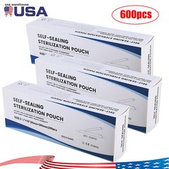 3.5″ X 10″ Self Sterilization Pouches Autoclave Pouch, Sterilizer Bags Dental US