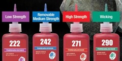 1000 pc Heavy-duty Red 271 2ml Thread Lock Locker Threadlocker Threadlock bulk