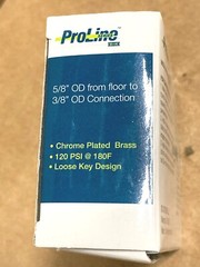 ProLine 192-032LK Multi Turn Angle Valve 5/8″ OD x 3/8″ OD Compress – Lot of 12