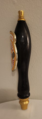 Vtg Newcastle Brown Ale Beer Tap Screw On Handle The One and Only Wood 11.5 IN