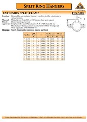 2″EXTENSION ESPLIT CLAMP GALVANIZED-SKU 510R-2″EG-PHD (ONLY SALE BOX OF 100 PCS)