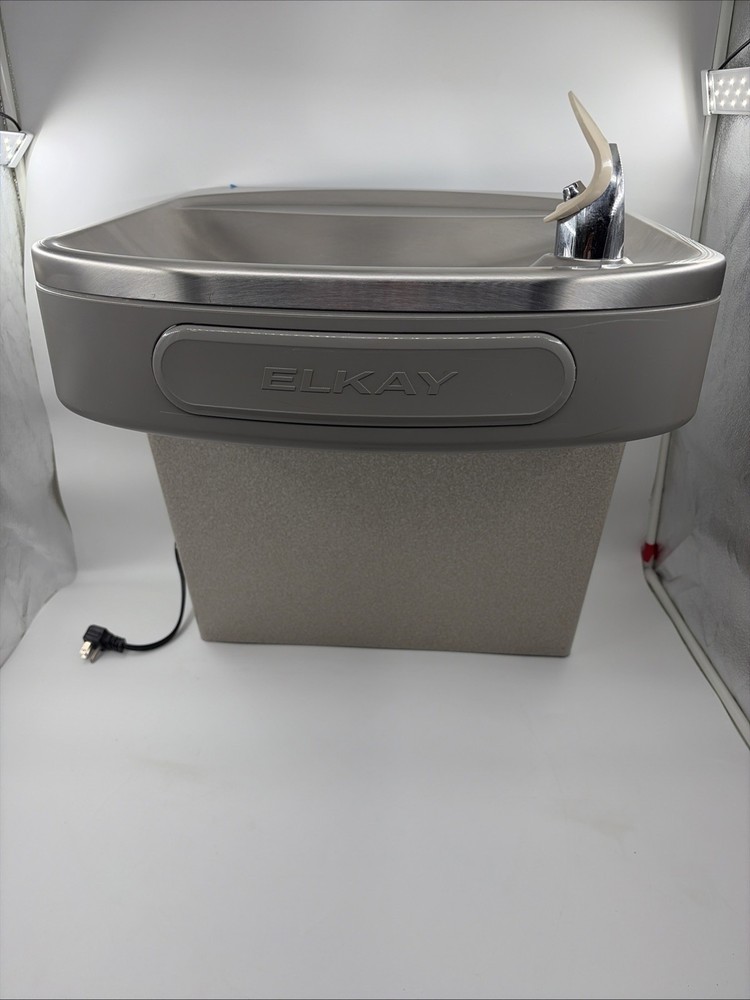 Elkay Wall Mount ADA Drinking Fountain Refrigerated Used – As Is