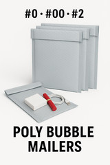 ANY SIZE POLY BUBBLE MAILERS SHIPPING MAILING ENVELOPES SELF SEAL PADDED
