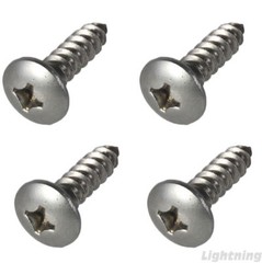 Truss Head Sheet Metal Screws 316 Stainless Steel Marine #12 X 1″ Qty 100