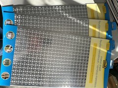 NOS 3-pack lot MD 12″ X 24″ Elliptical Craft perforated Metal decorative sheet