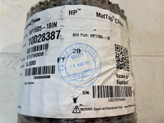 REXNORD HP1505-18in MatTop Chain 5 ft. Roll (S2)