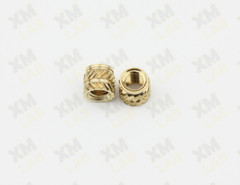 25 Pcs M3 x 4mm Knurled Brass Threaded Heat Set Inserts 3D Printing
